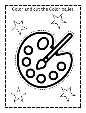 Creative Scissor Skill Coloring Book - Image 3
