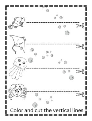 Creative Scissor Skill Coloring Book - Image 4