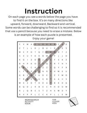 Word Search for Kids Ages 8-10 - Image 2