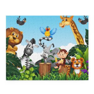 Puzzle Animals in Jungle 252-Piece