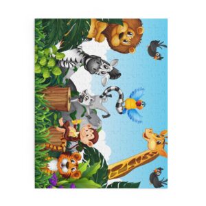 Puzzle Animals in Jungle 252-Piece - Image 2